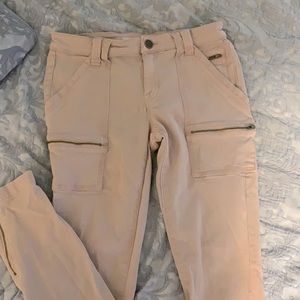 Joie jeans. Pale mauve/tan.